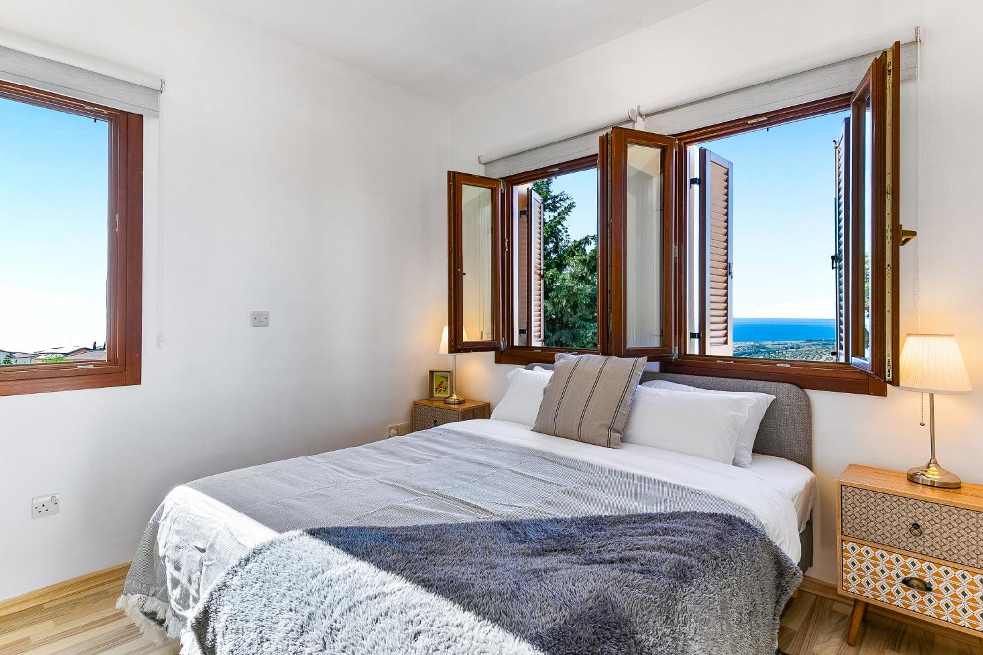 1 Bedroom Apartment Pyrgos With Beautiful Sea And Sunset Views, Aphrodite Hills Resort 库克里亚 外观 照片
