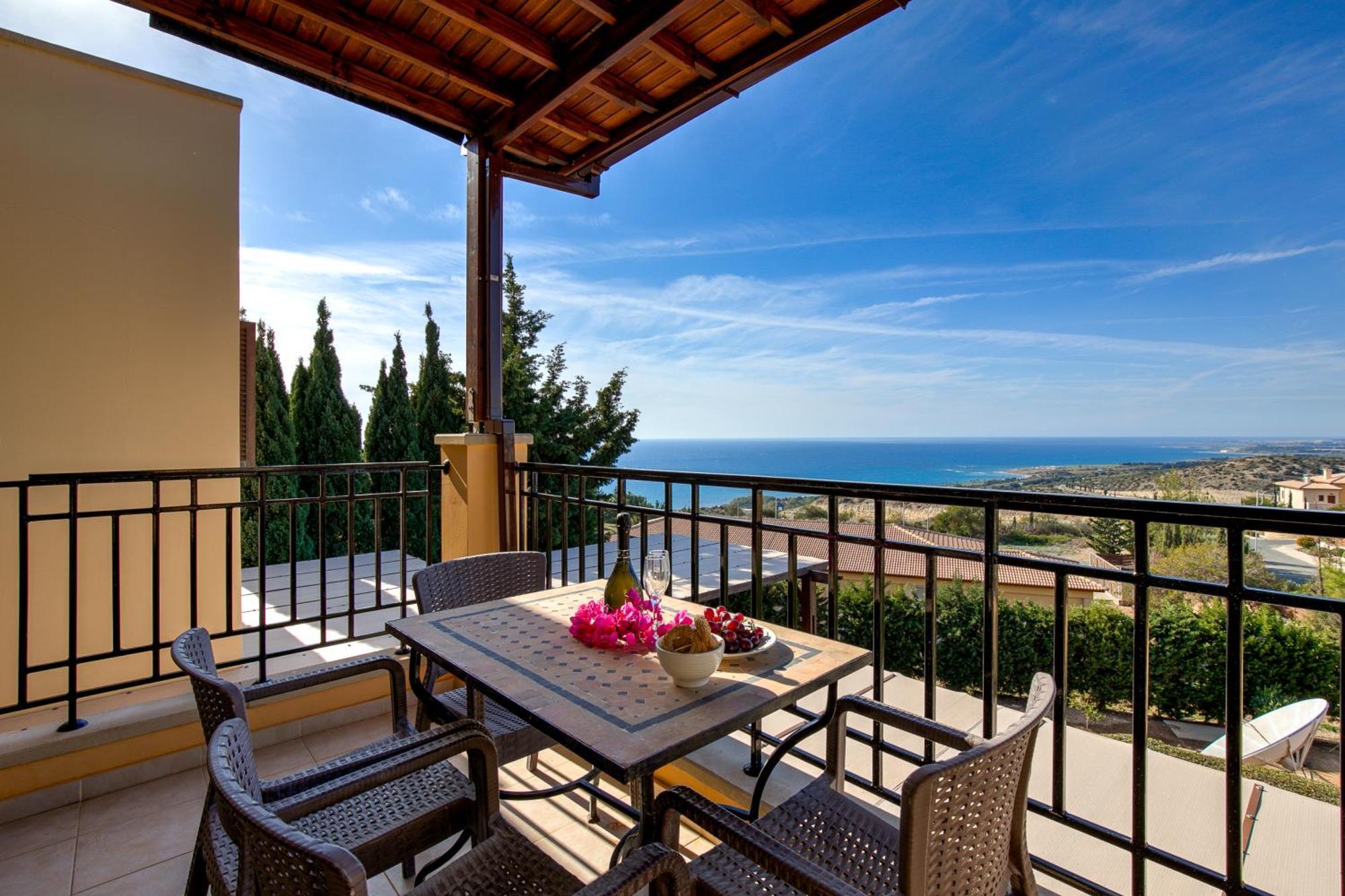 1 Bedroom Apartment Pyrgos With Beautiful Sea And Sunset Views, Aphrodite Hills Resort 库克里亚 外观 照片