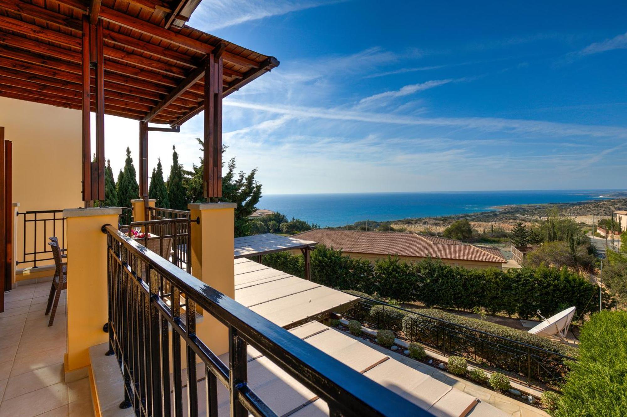 1 Bedroom Apartment Pyrgos With Beautiful Sea And Sunset Views, Aphrodite Hills Resort 库克里亚 外观 照片